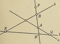 An illustration from Projective geometry (1910)
