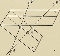 An illustration from Projective geometry (1910)