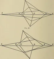 An illustration from Projective geometry (1910)