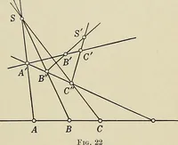 An illustration from Projective geometry (1910)