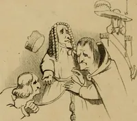 An illustration from Promenade charivarique au Salon de Bruxelles 1845 (1845)