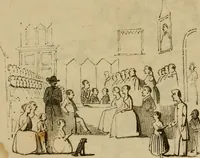An illustration from Promenade charivarique au Salon de Bruxelles 1845 (1845)