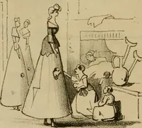 An illustration from Promenade charivarique au Salon de Bruxelles 1845 (1845)