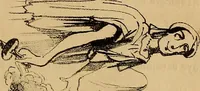 An illustration from Promenade charivarique au Salon de Bruxelles 1845 (1845)