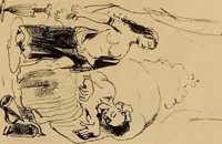An illustration from Promenade charivarique au Salon de Bruxelles 1845 (1845)