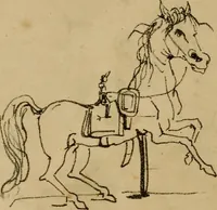 An illustration from Promenade charivarique au Salon de Bruxelles 1845 (1845)