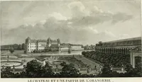 An illustration from Promenades, ou, Itinéraire des jardins de Chantilly : orné d'un plan et de vingt estampes qui en représentent les principales vues (1791)