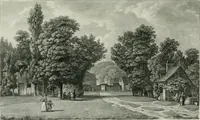 An illustration from Promenades, ou, Itinéraire des jardins de Chantilly : orné d'un plan et de vingt estampes qui en représentent les principales vues (1791)