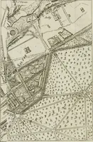 An illustration from Promenades, ou, Itinéraire des jardins de Chantilly : orné d'un plan et de vingt estampes qui en représentent les principales vues (1791)