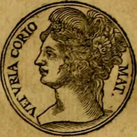 Picture 218 of 811 from Prontvario de le medaglie de piv illvstri, & fulgenti huomini & donne, dal pricipio del mondo insino al presente tempo.. (1553), leaf 123