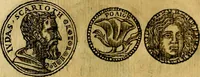 Picture 352 of 811 from Prontvario de le medaglie de piv illvstri, & fulgenti huomini & donne, dal pricipio del mondo insino al presente tempo.. (1553), leaf 195