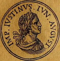 An illustration from Prontvario de le medaglie de piv illvstri, & fulgenti huomini & donne, dal pricipio del mondo insino al presente tempo.. (1553)