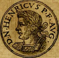 An illustration from Prontvario de le medaglie de piv illvstri, & fulgenti huomini & donne, dal pricipio del mondo insino al presente tempo.. (1553)