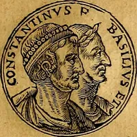 An illustration from Prontvario de le medaglie de piv illvstri, & fulgenti huomini & donne, dal pricipio del mondo insino al presente tempo.. (1553)