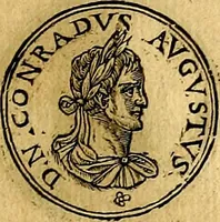 An illustration from Prontvario de le medaglie de piv illvstri, & fulgenti huomini & donne, dal pricipio del mondo insino al presente tempo.. (1553)