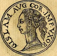 An illustration from Prontvario de le medaglie de piv illvstri, & fulgenti huomini & donne, dal pricipio del mondo insino al presente tempo.. (1553)