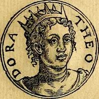 An illustration from Prontvario de le medaglie de piv illvstri, & fulgenti huomini & donne, dal pricipio del mondo insino al presente tempo.. (1553)