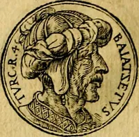 An illustration from Prontvario de le medaglie de piv illvstri, & fulgenti huomini & donne, dal pricipio del mondo insino al presente tempo.. (1553)