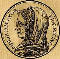 An illustration from Prontvario de le medaglie de piv illvstri, & fulgenti huomini & donne, dal pricipio del mondo insino al presente tempo.. (1553)