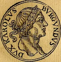 An illustration from Prontvario de le medaglie de piv illvstri, & fulgenti huomini & donne, dal pricipio del mondo insino al presente tempo.. (1553)