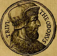 An illustration from Prontvario de le medaglie de piv illvstri, & fulgenti huomini & donne, dal pricipio del mondo insino al presente tempo.. (1553)