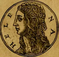 An illustration from Prontvario de le medaglie de piv illvstri, & fulgenti huomini & donne, dal pricipio del mondo insino al presente tempo.. (1553)