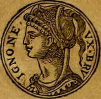 Picture 111 of 811 from Prontvario de le medaglie de piv illvstri, & fulgenti huomini & donne, dal pricipio del mondo insino al presente tempo.. (1553), leaf 69