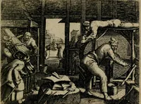Picture 10 of 72 from Proscenivm vitæ hvmanæ, siue Emblematvm secvlarivm, ivcvndissima, & artificiosissima varietate vitæ hvmanæ & seculi huius deprauati mores, ac studia peruersissima adumbrantium: et Latinis versibvs, explicatorum, decades septem multis figuris adauctæ, & in vsum studiosæ inprimis iuuentutis ita adornatæ vt instar albi amicorvm sodalitatum symbolis, & insigniis conscribendis depingendisq; inseruire commode possint (1627), leaf 30