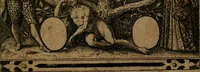 Picture 4 of 72 from Proscenivm vitæ hvmanæ, siue Emblematvm secvlarivm, ivcvndissima, & artificiosissima varietate vitæ hvmanæ & seculi huius deprauati mores, ac studia peruersissima adumbrantium: et Latinis versibvs, explicatorum, decades septem multis figuris adauctæ, & in vsum studiosæ inprimis iuuentutis ita adornatæ vt instar albi amicorvm sodalitatum symbolis, & insigniis conscribendis depingendisq; inseruire commode possint (1627), leaf 6