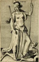 Picture 4 of 45 from Prosopographia, sive, Virtvtvm, animi, corporis, bonorvm externorvm, vitiorvm, et affectvvm variorvm delineatio (1600), leaf 10