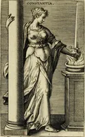 Picture 10 of 45 from Prosopographia, sive, Virtvtvm, animi, corporis, bonorvm externorvm, vitiorvm, et affectvvm variorvm delineatio (1600), leaf 22