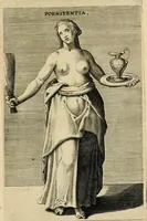 An illustration from Prosopographia, sive, Virtvtvm, animi, corporis, bonorvm externorvm, vitiorvm, et affectvvm variorvm delineatio (1600)