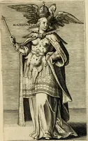 An illustration from Prosopographia, sive, Virtvtvm, animi, corporis, bonorvm externorvm, vitiorvm, et affectvvm variorvm delineatio (1600)