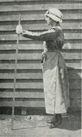 An illustration from Protective clothing for women and girl workers employed in the factories and workshops (1917)