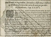 Picture 28 of 42 from Proteo militare di Bartolomeo Romano. Diuiso in tre libri. Nel primo si descrive la fabrica di detto proteo, & in esso nuovo istrumento, tutti gli altri istrumenti di matematica che imaginar si possano. Nel secondo, e terzo si tratta dell'vso di detto istrumento, nelquale si formano tutte le figure di geometria, e diuersi istrumenti di prospettiua, pittura, scoltura, & architettura. S'insegna ancora l'arte del navigare, e quella del guerreggiare con nuouo, e facilissimo modo, come più distintamente nella tauola si potra redere (1595), leaf 140