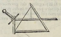 Picture 14 of 42 from Proteo militare di Bartolomeo Romano. Diuiso in tre libri. Nel primo si descrive la fabrica di detto proteo, & in esso nuovo istrumento, tutti gli altri istrumenti di matematica che imaginar si possano. Nel secondo, e terzo si tratta dell'vso di detto istrumento, nelquale si formano tutte le figure di geometria, e diuersi istrumenti di prospettiua, pittura, scoltura, & architettura. S'insegna ancora l'arte del navigare, e quella del guerreggiare con nuouo, e facilissimo modo, come più distintamente nella tauola si potra redere (1595), leaf 62