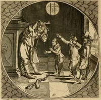 An illustration from Proteus, ofte, Minne-beelden verandert in sinne-beelden (1627)