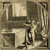 An illustration from Proteus, ofte, Minne-beelden verandert in sinne-beelden (1627)