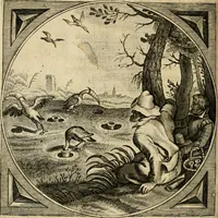 An illustration from Proteus, ofte, Minne-beelden verandert in sinne-beelden (1627)