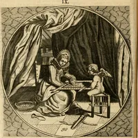 An illustration from Proteus, ofte, Minne-beelden verandert in sinne-beelden (1627)