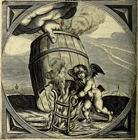 An illustration from Proteus, ofte, Minne-beelden verandert in sinne-beelden (1627)