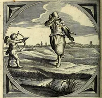 An illustration from Proteus, ofte, Minne-beelden verandert in sinne-beelden (1627)