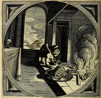 An illustration from Proteus, ofte, Minne-beelden verandert in sinne-beelden (1627)