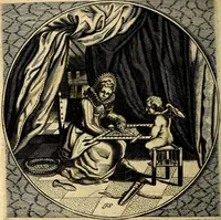 An illustration from Proteus, ofte, Minne-beelden verandert in sinne-beelden (1627)
