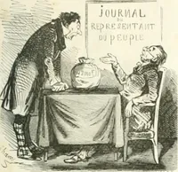 An illustration from Proudhoniana (1848)