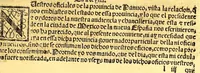 An illustration from Prouisio[n]es cedulas instruciones de su Magestad: : ordena[n]ças d[e] difu[n]tos y audie[n]cia, p[ar]a la buena expedicio[n] de los negocios, y administracio[n] d[e] justicia: y gouernacio[n] d[e]sta Nueua España: y p[ar]a el bue[n] tratamie[n]to y [con]seruacio[n] d[e] los yndios, dende el año 1525. hasta este presente de. 63 (1563)