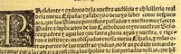 An illustration from Prouisio[n]es cedulas instruciones de su Magestad: : ordena[n]ças d[e] difu[n]tos y audie[n]cia, p[ar]a la buena expedicio[n] de los negocios, y administracio[n] d[e] justicia: y gouernacio[n] d[e]sta Nueua España: y p[ar]a el bue[n] tratamie[n]to y [con]seruacio[n] d[e] los yndios, dende el año 1525. hasta este presente de. 63 (1563)