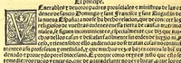 An illustration from Prouisio[n]es cedulas instruciones de su Magestad: : ordena[n]ças d[e] difu[n]tos y audie[n]cia, p[ar]a la buena expedicio[n] de los negocios, y administracio[n] d[e] justicia: y gouernacio[n] d[e]sta Nueua España: y p[ar]a el bue[n] tratamie[n]to y [con]seruacio[n] d[e] los yndios, dende el año 1525. hasta este presente de. 63 (1563)