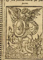 An illustration from Proverbios morales, y consejos christianos : muy provechosos para concierto, y espejo de vida, adornados de lugares, y textos de las divinas, y humanas letras : y enigmas philosoficas, naturales, y morales, con sus comentos : adornadas con trece emblemas y sus estampas mui curiosas, apropriadas à sus assuntos (1733)
