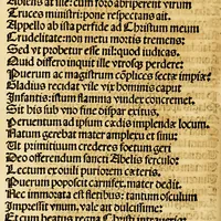 An illustration from Prudentij opera que in hoc libro continentur. . (1512)